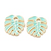 Brass Enamel Pendants KK-A153-07G-E-2