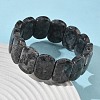 Natural Labradorite Beads Stretch Bracelets for Women Men BJEW-I323-02K-3