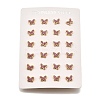 12 Pairs 304 Stainless Steel Rhinestone Stud Earrings EJEW-B135-01G-02-4
