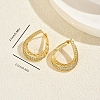 Brass Stud Earrings KY1239-2