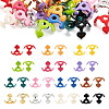 28Pcs 14 Colors Acrylic Flowers Beads Caps FIND-TA0005-11-2