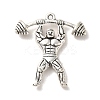 Tibetan Style Alloy Sport Pendants LS-PALLOY-M217-43AS-1