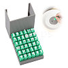Plastic Lowercase Letter Clay Stamp Sets DIY-WH0591-269A-1