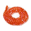 Electroplate Transparent Glass Beads Strands EGLA-A035-T6mm-L05-2