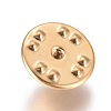304 Stainless Steel Butterfly Clutches Pin Backs STAS-K189-B03-2