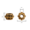 Tibetan Style Alloy Spacer Beads TIBEB-CJ0001-09-NR-2