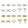  20Pcs 20 Styles Alloy Crystal Rhinestone Connector Charms DIY-TA0005-28-2