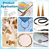 50Pcs Brass Cord Ends KK-PH0012-88B-5