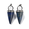 Dyed Natural Lapis Lazuli Pendants G-F777-06P-02-1