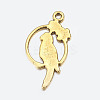 Alloy Tropical Parrot Pendants LS-EA10187Y-3
