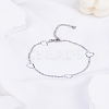 1Pc 304 Stainless Steel Cable Chain Anklets AJEW-LP0006-57-3