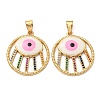 Real 18K Gold Plated Brass Pendants KK-L209-010G-03-1