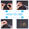 16Pcs 8 Style 201 Stainless Steel Connector Charms & Pendants STAS-BC0003-37-4