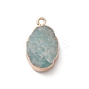 Natural Green Aventurine Pendants G-K333-01B-3