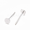 925 Sterling Silver Stud Earring Findings STER-K167-045C-S-2