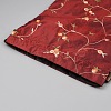 Embroidery Flower Burlap Packing Pouches Drawstring Bags ABAG-WH0048-39C-2