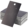 100Pcs Rectangle Paper Jewelry Display Cards CDIS-SP0001-19-1