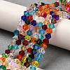 Transparent Electroplate Glass Beads Strands EGLA-A039-T2mm-L29-4