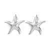 304 Stainless Steel Starfish Stud Earrings EJEW-K295-16P-1