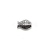 Tibetan Style Alloy Beads TIBEB-WH0001-26-1