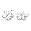 304 Stainless Steel Flower Pendants LS-STAS-T067-30P-2