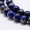 Natural Lapis Lazuli Beads Strands G-A163-07-8mm-4