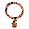 Ghostly Polymer Clay Heishi Stretch Bracelets BH7010-13-1