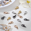 24Pcs 4 Colors 304 Stainless Steel Lobster Claw Clasps STAS-LP0005-11-1