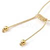 Adjustable Flat Round with Holy Virgin Charms Bracelet BJEW-Z073-01G-04-3
