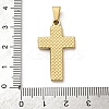 201 Stainless Steel Pendants STAS-C130-01D-G-3