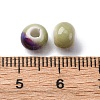 Bright Glazed Porcelain Beads PORC-D300-A09-2