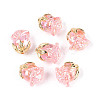 UV Plating Transparent Acrylic Beads MACR-C029-06B-03-1