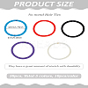 50pcs 5 colors Girl's Hair Accessories OHAR-LP0001-07-2