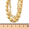 304 Stainless Steel Cable Chain & Ball Chain Necklaces for Women NJEW-F340-02G-3