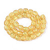 Handmade Foil Lampwork Beads Strands FOIL-T008-01E-1
