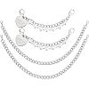 4Pcs 2 Style Iron Shoe Chain DIY-FG0003-14-1
