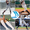 1 Pair Polycotton Solid Color Football Socks AJEW-CL0001-33E-7