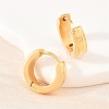 304 Stainless Steel Hoop Earrings EJEW-L307-06G-2