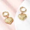 304 Stainless Steel Hoop Earrings EJEW-P329-02A-G-3