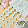 9 Yards Polyester Wavy Fringe Trim Ribbon OCOR-XCP0002-93B-3