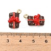 Alloy Enamel Pendants AL-CBAC5EF-08G-01-3