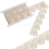 4.7~5Yards Cotton Shell Shaped Flower Lace Ribbon OCOR-GF0003-95B-1