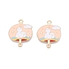 Alloy Enamel Pendants PALLOY-N176-29A-RS-1