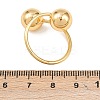 Brass Cuff Rings for Women RJEW-Z113-18G-3