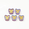 Electroplate Transparent Handmade Lampwork Beads LS-X-LAMP-Q032-04A-1