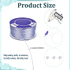 4 Rolls 4 Colors Special Coated Nylon Beading Threads for Seed Beads OCOR-PH0006-50A-2