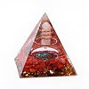 Resin Orgonite Pyramid Home Display Decorations G-PW0004-56A-02-2