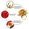 6Pcs 3 Style Alloy Rope Napkin Rings AJEW-EL0001-01-4