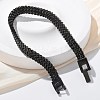304 Stainless Steel Wheat Chain Bracelets for Women Men STAS-N117-02EB-2
