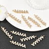 SHEGRACE Mother's Day Brass Micro Pave Clear Cubic Zirconia Pendants XGRQ1U783-382G-4
